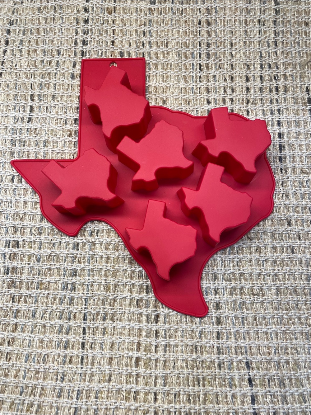 Red Texas-Shaped Silicone Mold Set